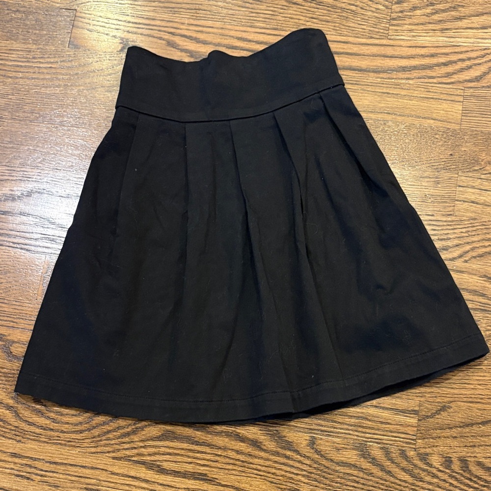 Lauren Conrad Black Pleated A-Line Women's Skirt, xS